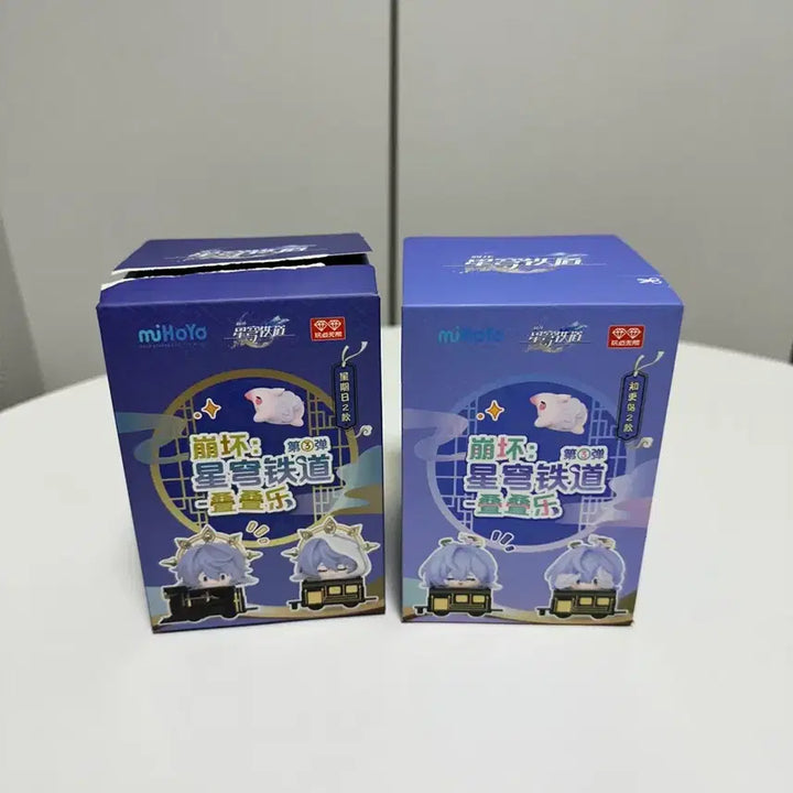[BUNJANG] Honkai: Star Rail Sunday &amp; Robin Q Version Jenga Figure Bundle Set / 붕괴 스타레일 선데이&amp;로빈 Q버전 젠가 피규어 일괄