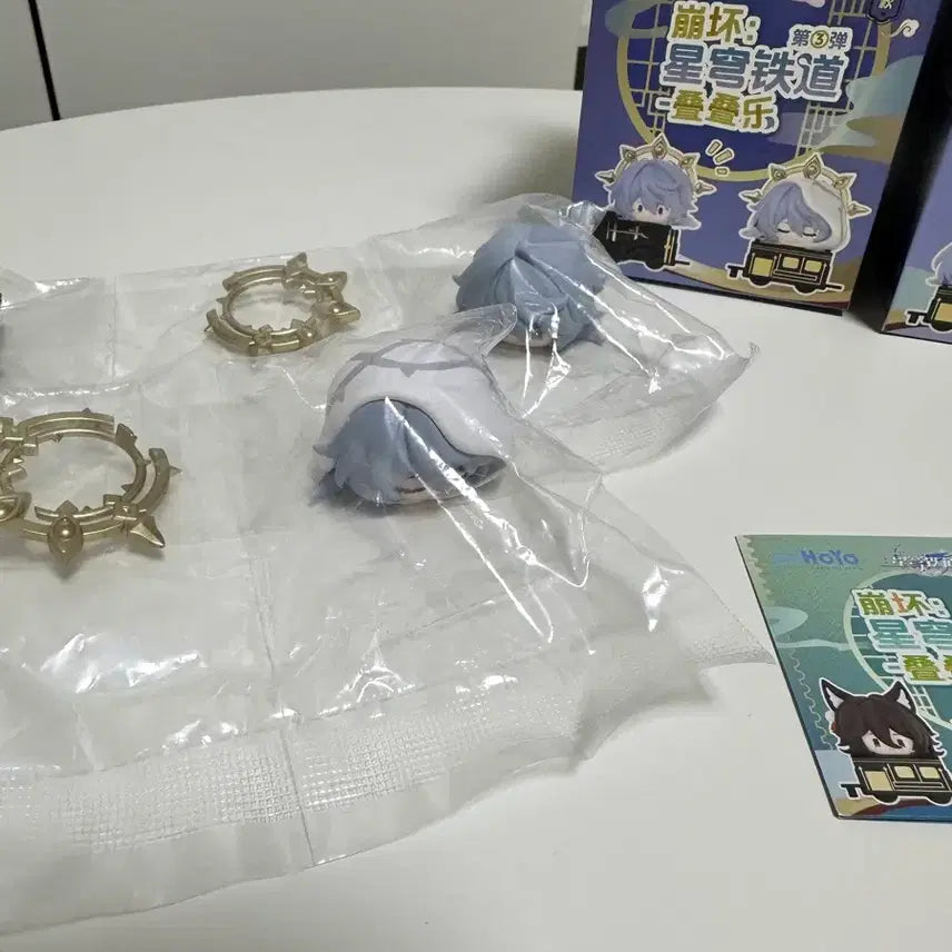 [BUNJANG] Honkai: Star Rail Sunday &amp; Robin Q Version Jenga Figure Bundle Set / 붕괴 스타레일 선데이&amp;로빈 Q버전 젠가 피규어 일괄