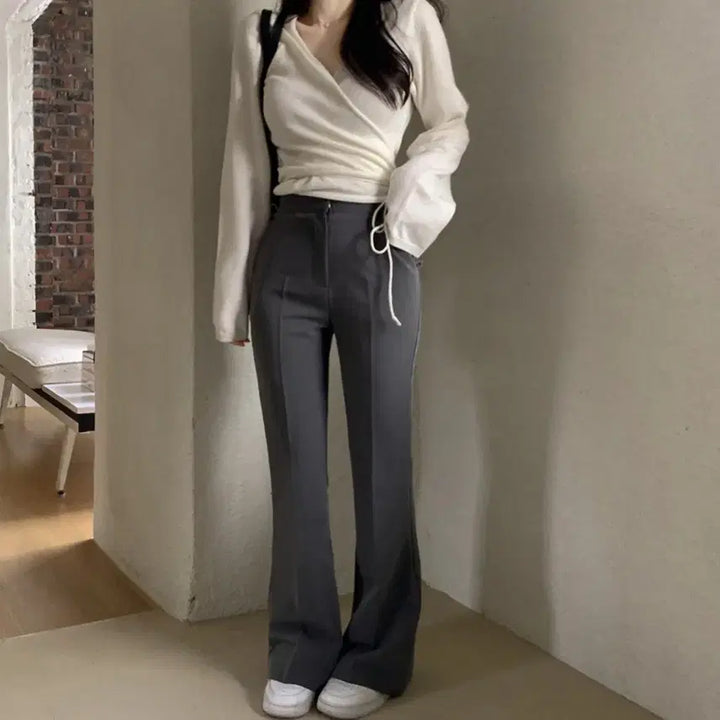 [BUNJANG] Bootscut Long Slacks - Size S (New) / 부츠컷 롱 슬랙스 S사이즈 새상품