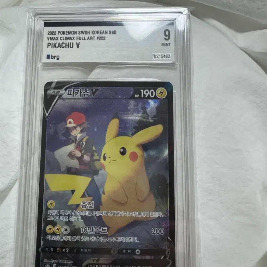 [BUNJANG] McClelland Pikachu V BRG9 / 브맥클 피카츄v brg9
