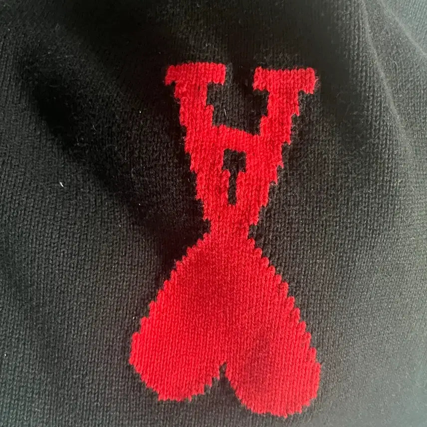 [BUNJANG] AMI Intarsia Big Heart Sweater M / 아미 인타르시아 빅하트 m