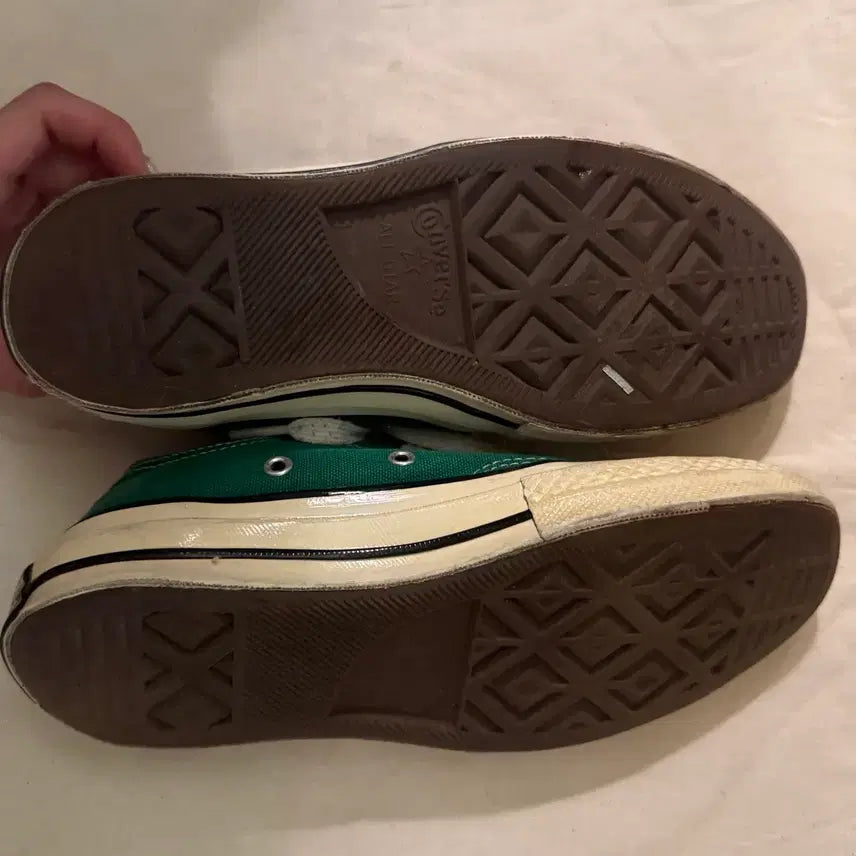 [BUNJANG] Converse Chuck Taylor All Star Low Green Sneakers / 컨버스 척테일러 올스타 로우 그린