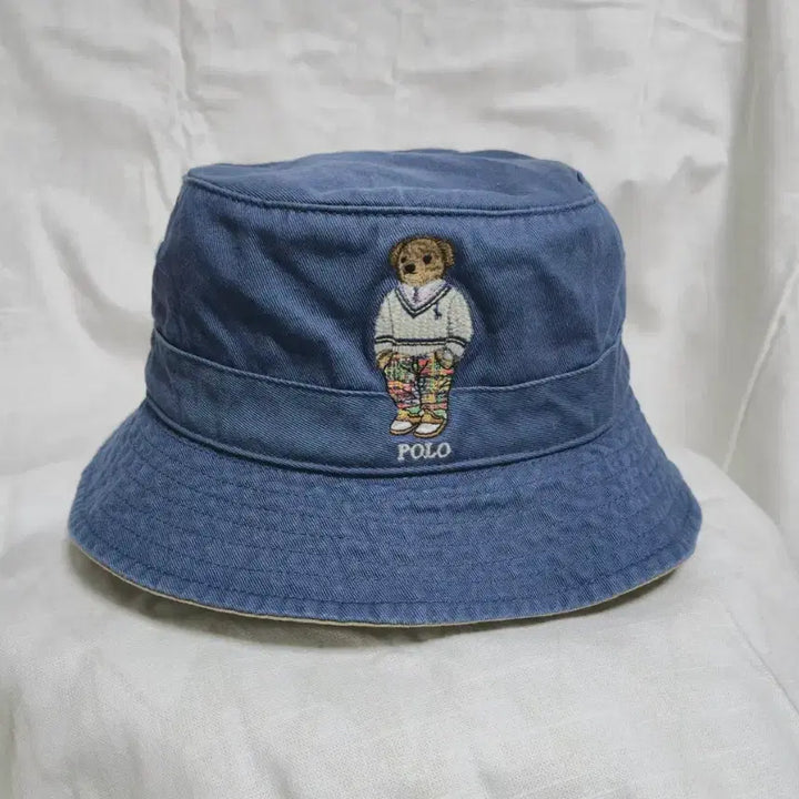 [BUNJANG] Polo Ralph Lauren Bear Twill Bucket Hat / 폴로 랄프로렌 폴로베어 버킷햇
