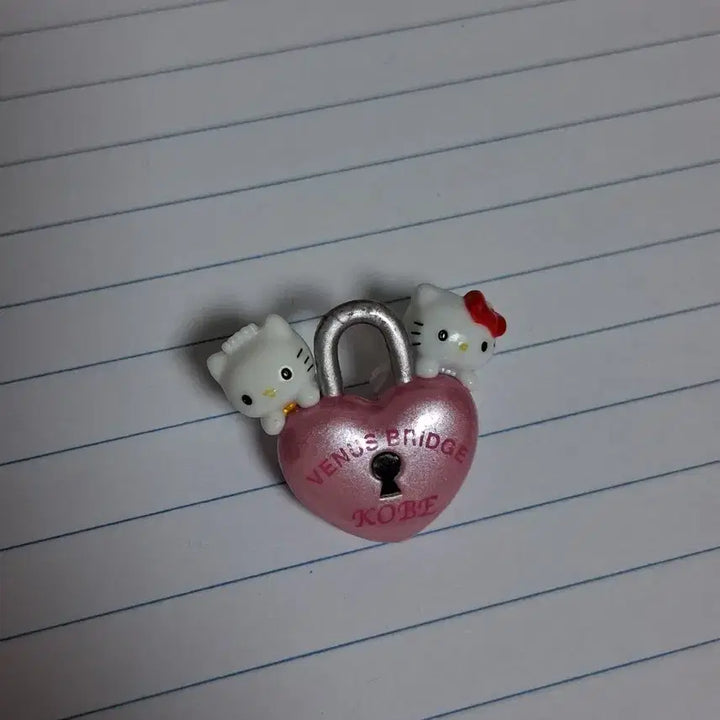 [BUNJANG] Kitty Strap Venus Bridge Pink Lock Daniel Charm / 키티스트랩 비너스 브릿지 핑크 자물쇠 다니엘 알맹이