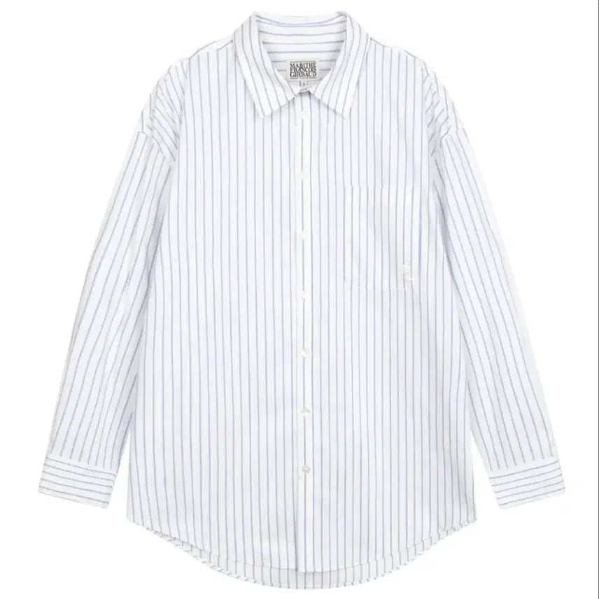 [BUNJANG] Marithe Francois Girbaud Oversized Unisex Shirt Blue Stripe / 새상품 마리떼프랑소와저버 오버사이즈 유니섹스 셔츠