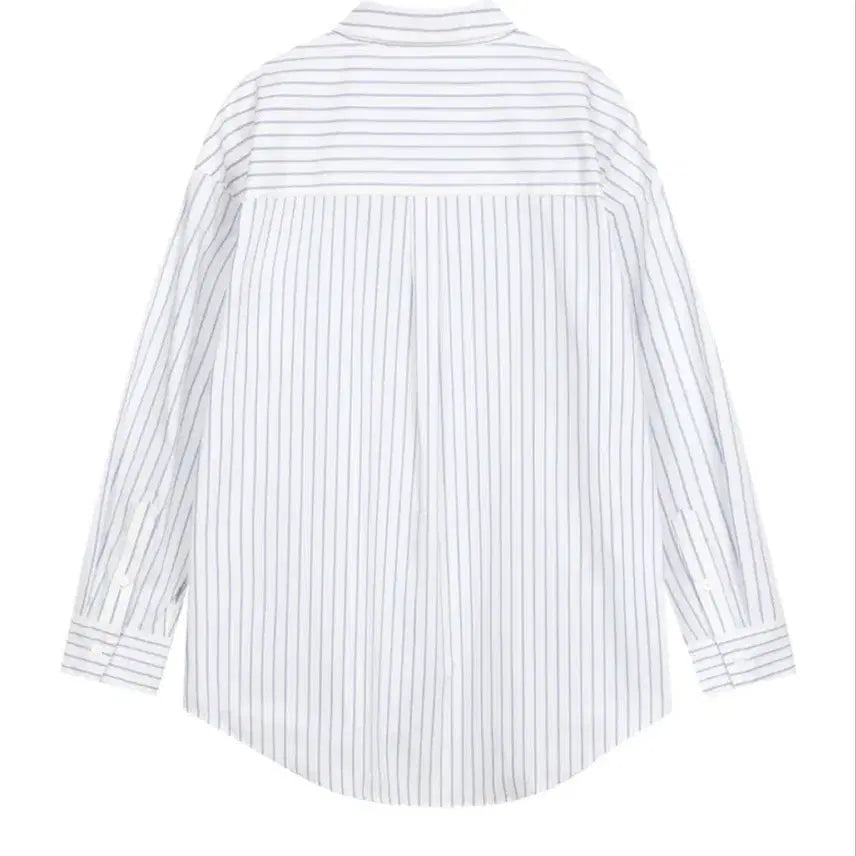[BUNJANG] Marithe Francois Girbaud Oversized Unisex Shirt Blue Stripe / 새상품 마리떼프랑소와저버 오버사이즈 유니섹스 셔츠