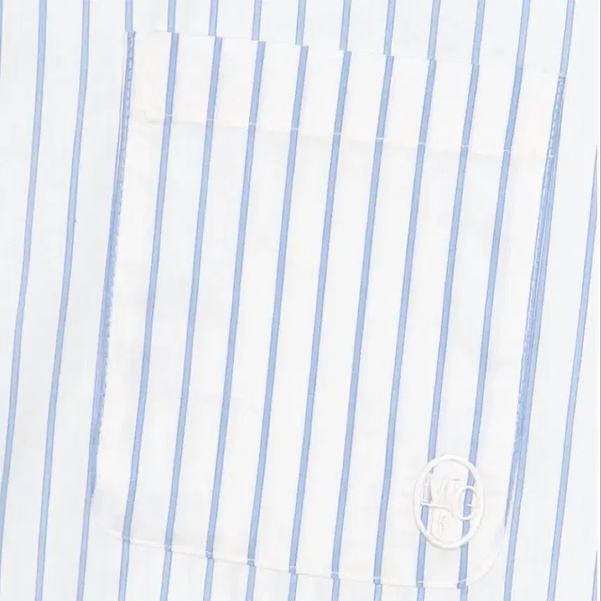 [BUNJANG] Marithe Francois Girbaud Oversized Unisex Shirt Blue Stripe / 새상품 마리떼프랑소와저버 오버사이즈 유니섹스 셔츠