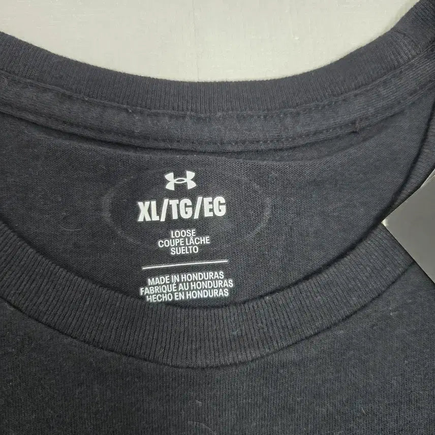 [SOLD OUT] 언더아머 블랙 농구 티셔츠 새상품 XL