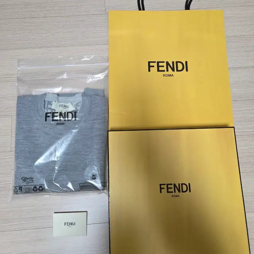 [BUNJANG] Fendi FF Logo Reversible Knit Sweater / 풀박스 새제품 펜디 FF 로고 리버시블 니트 급처합니다