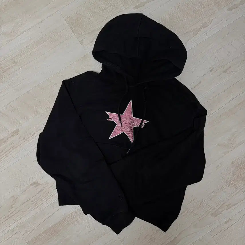 [BUNJANG] Cavis Star Crop Hoodie / 카비시 스타 크롭 후드티