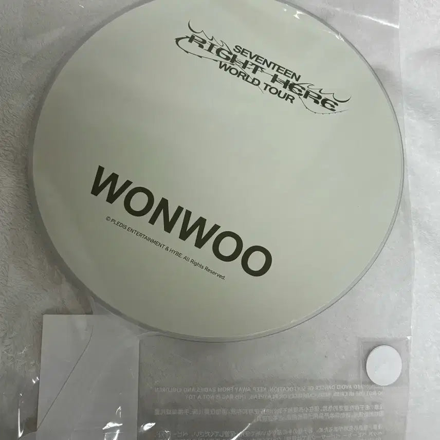 [BUNJANG] SVT Wonwoo Image Picket Uchiwa / SVT 세븐틴 원우 이미지피켓 우치와