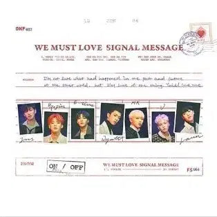 [BUNJANG] ONF WE MUST LOVE Sealed Album / 온앤오프 WE MUST LOVE 미개봉 앨범