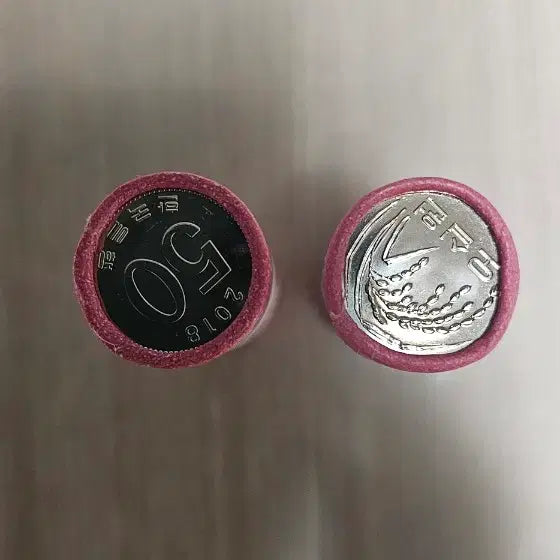 [BUNJANG] Bank of Korea 2018 50 Won Coins Bundle Set / (특년주화)한국은행 2018년  50원 주화 2롤 일괄