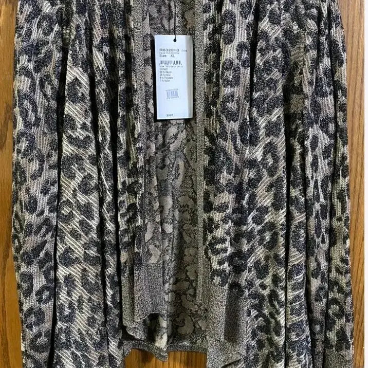 [BUNJANG] St. John Leopard Open Cardigan / St.John 세인트존 레오파드 오픈 카디건 S