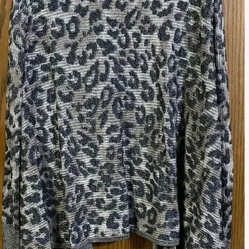 [BUNJANG] St. John Leopard Open Cardigan / St.John 세인트존 레오파드 오픈 카디건 S