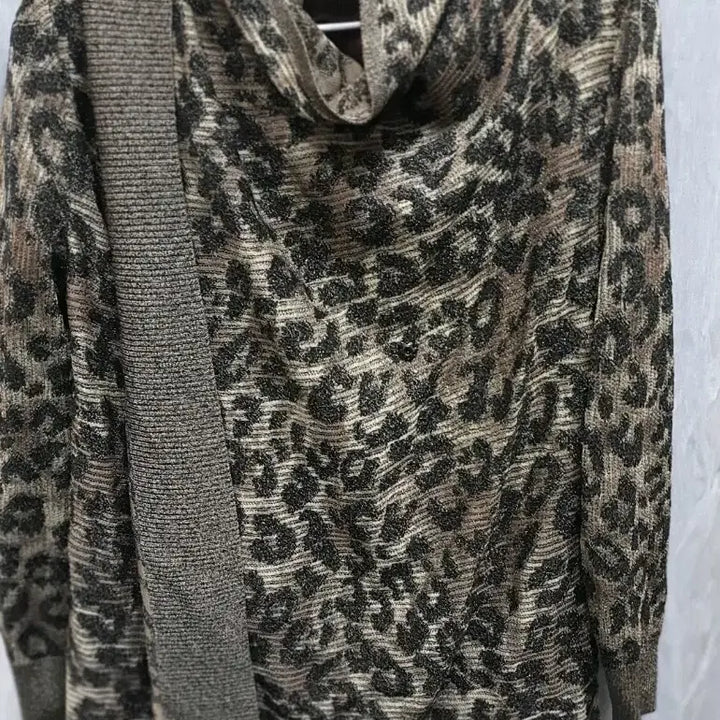 [BUNJANG] St. John Leopard Open Cardigan / St.John 세인트존 레오파드 오픈 카디건 S