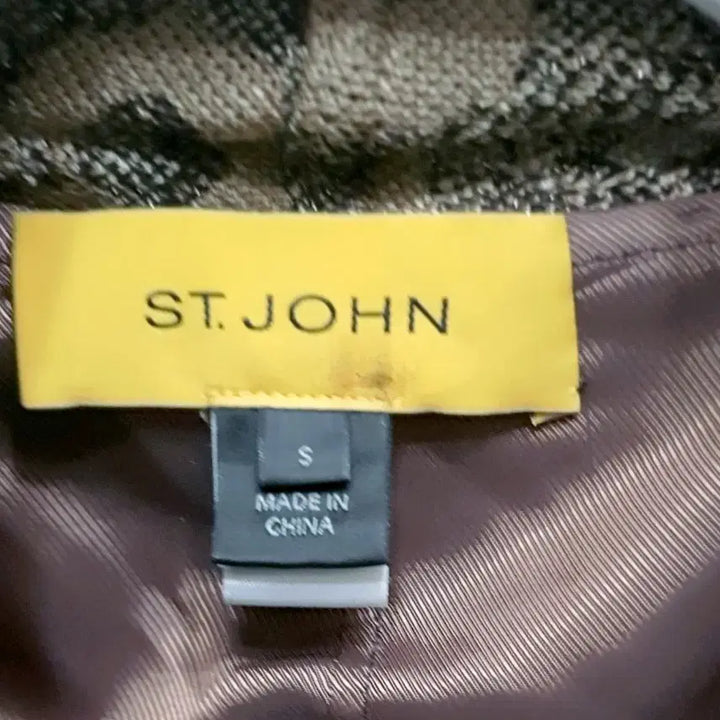 [BUNJANG] St. John Leopard Open Cardigan / St.John 세인트존 레오파드 오픈 카디건 S