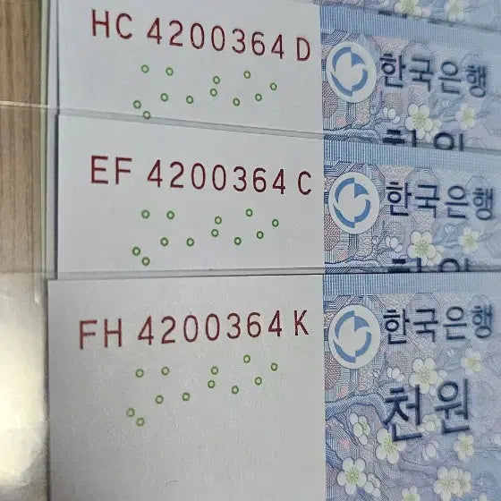 [BUNJANG] Rare Serial Number Twin Set / 희귀번호 미사용 연번 5쌍둥이 2종 세트 일괄