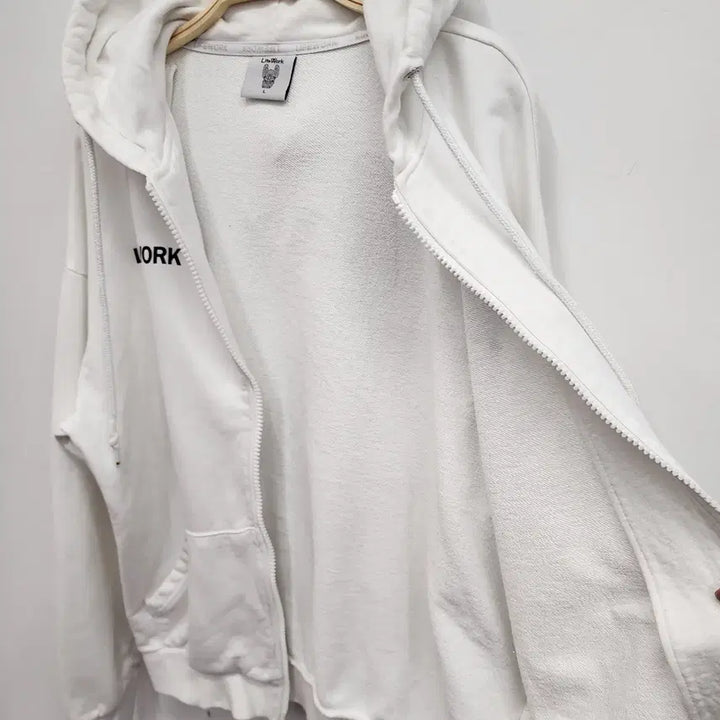 [BUNJANG] Life Work Unisex Zip-Up Hoodie / 라이프워크 후드 집업 100사이즈