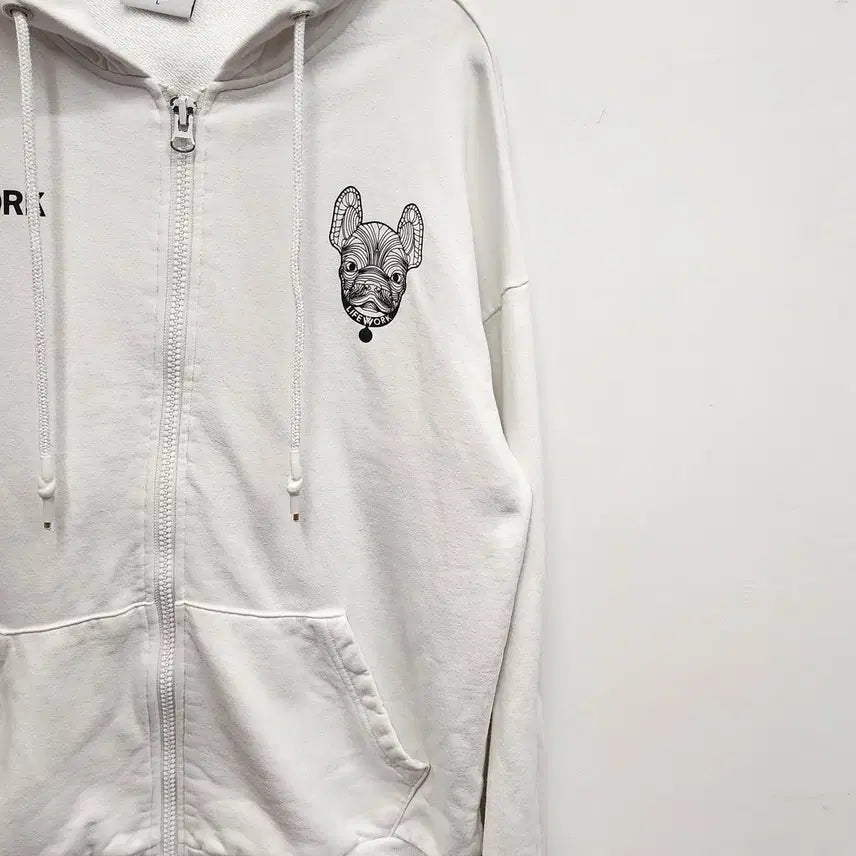 [BUNJANG] Life Work Unisex Zip-Up Hoodie / 라이프워크 후드 집업 100사이즈