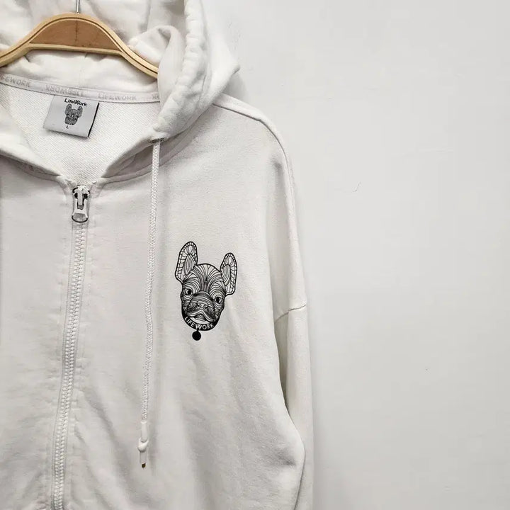 [BUNJANG] Life Work Unisex Zip-Up Hoodie / 라이프워크 후드 집업 100사이즈