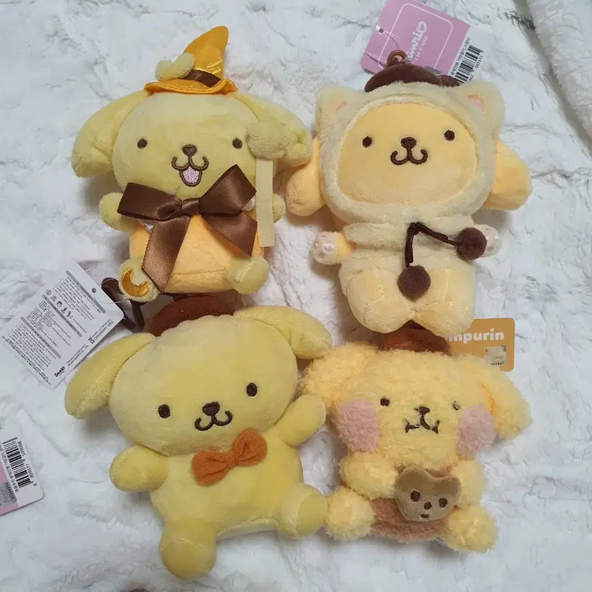 [BUNJANG] Sanrio Pompompurin Doll Keychain - Cat Wizard / 산리오 폼폼푸린 인형 키링_ 고양이 마법사