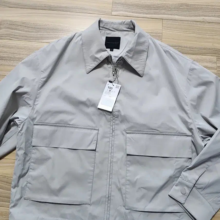 [BUNJANG] Spao Oversized Zip-up Jumper Light Gray / 스파오오버핏집업점퍼100사이즈라이트그레이
