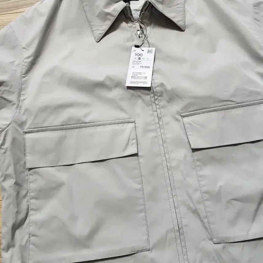 [BUNJANG] Spao Oversized Zip-up Jumper Light Gray / 스파오오버핏집업점퍼100사이즈라이트그레이