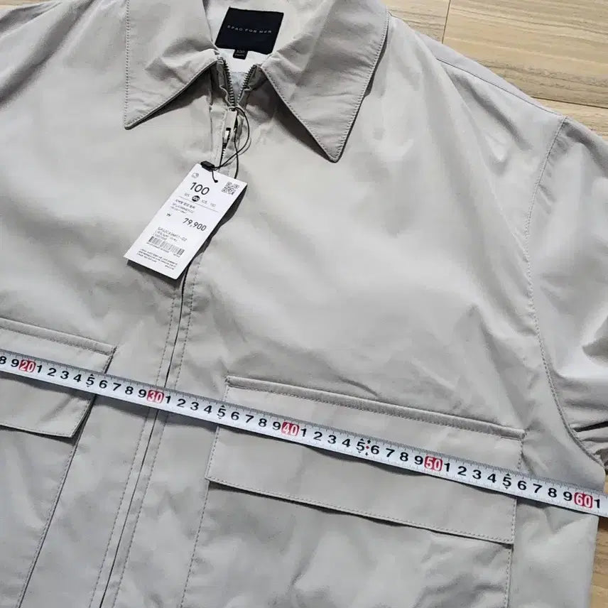 [BUNJANG] Spao Oversized Zip-up Jumper Light Gray / 스파오오버핏집업점퍼100사이즈라이트그레이
