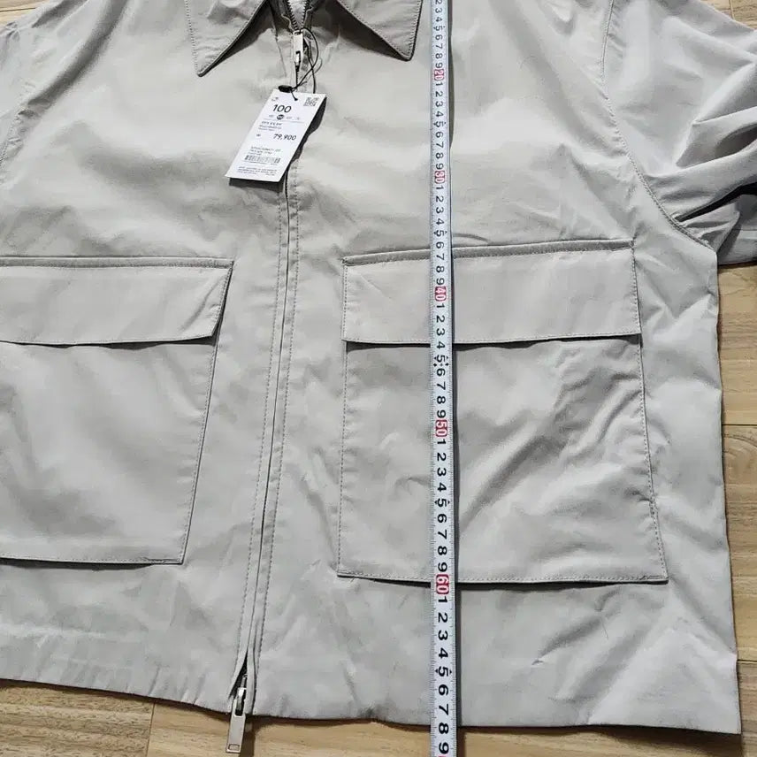 [BUNJANG] Spao Oversized Zip-up Jumper Light Gray / 스파오오버핏집업점퍼100사이즈라이트그레이