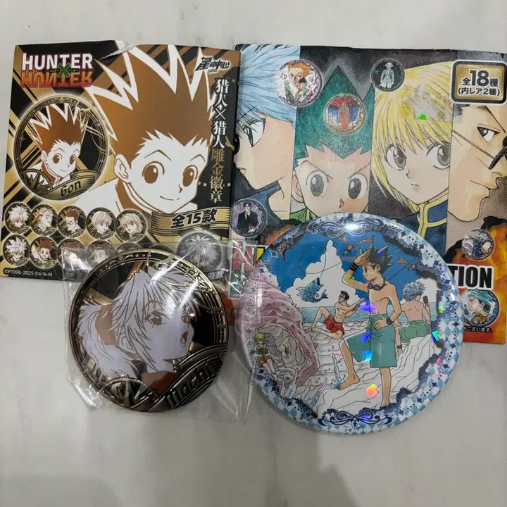 [BUNJANG] Hunter X Hunter Can Badge Set / 헌터헌터 캔뱃지 마치 헌시조 곤 키르아 크라피카 레오리오
