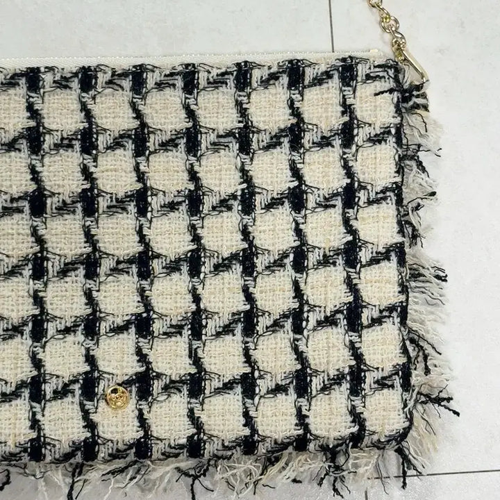 [BUNJANG] umer Tweed Chain Shoulder Bag / (umer) 유메르 트위드 체인 숄더백
