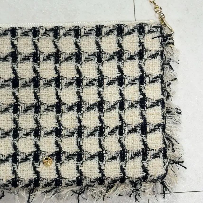 [BUNJANG] umer Tweed Chain Shoulder Bag / (umer) 유메르 트위드 체인 숄더백