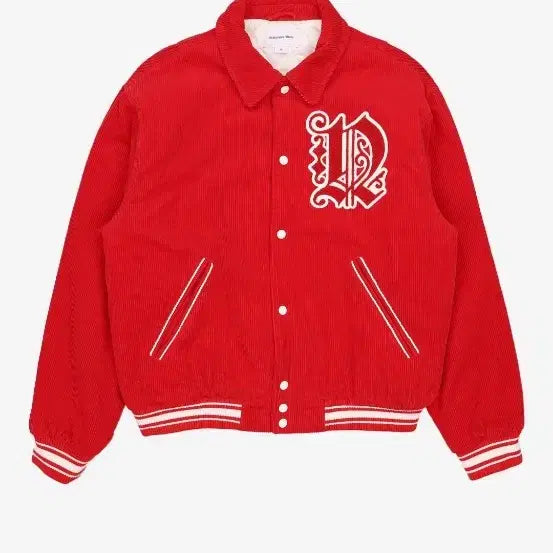 [BUNJANG] thisisneverthat Corduroy Varsity Jacket Red M / 디스이즈네버댓 코듀로이 바시티 자켓 레드 M
