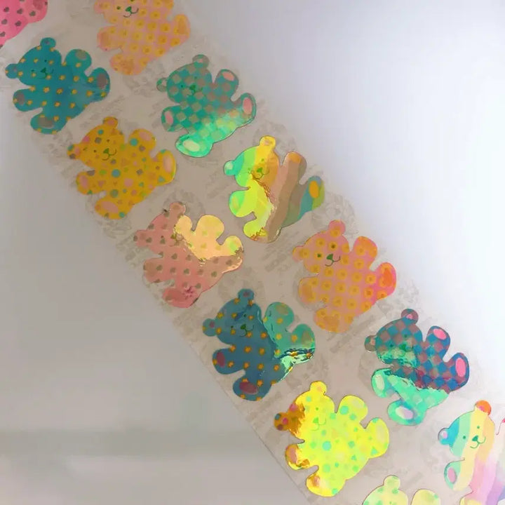 [BUNJANG] Jellycat Pearly Big Teddy 3-Piece Sticker Set / 5/14하루할인 (무배)샌디라이온 펄리 빅 테디(3장)