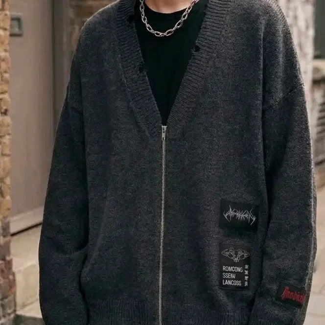 [BUNJANG] AMBUSH Knit Zip-Up Cardigan / AMBUSH 니트 집업 가디건