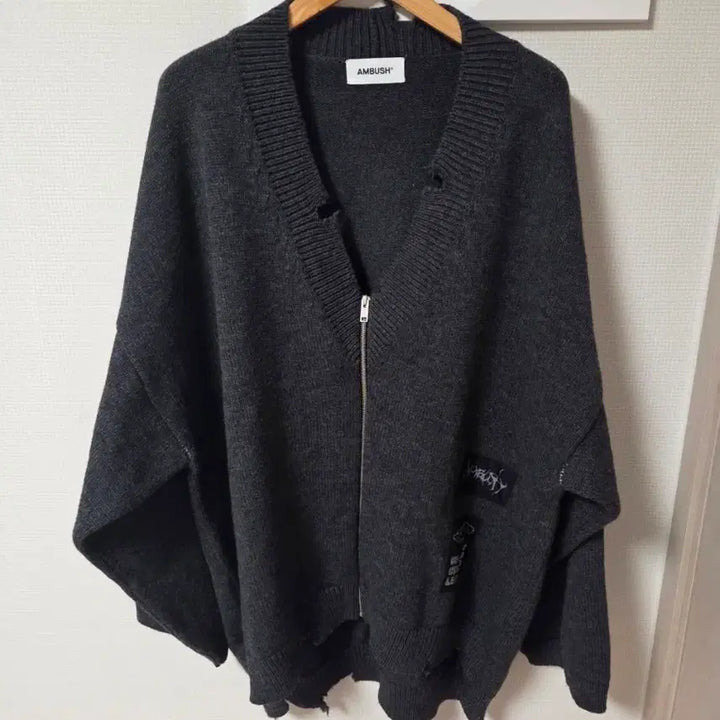 [BUNJANG] AMBUSH Knit Zip-Up Cardigan / AMBUSH 니트 집업 가디건