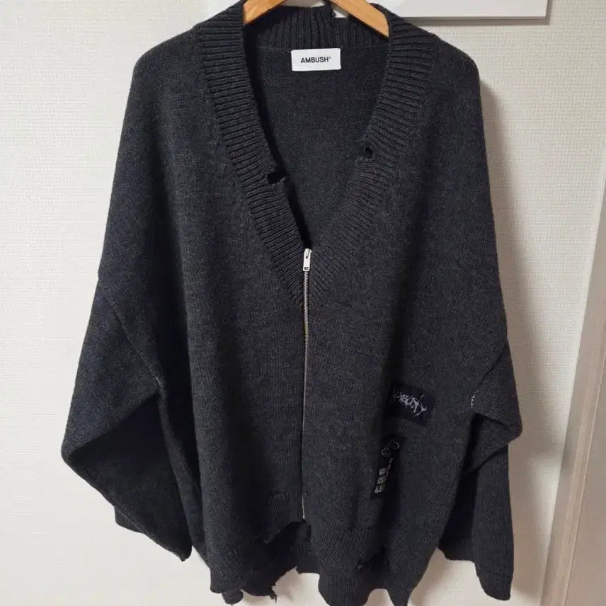 [BUNJANG] AMBUSH Knit Zip-Up Cardigan / AMBUSH 니트 집업 가디건