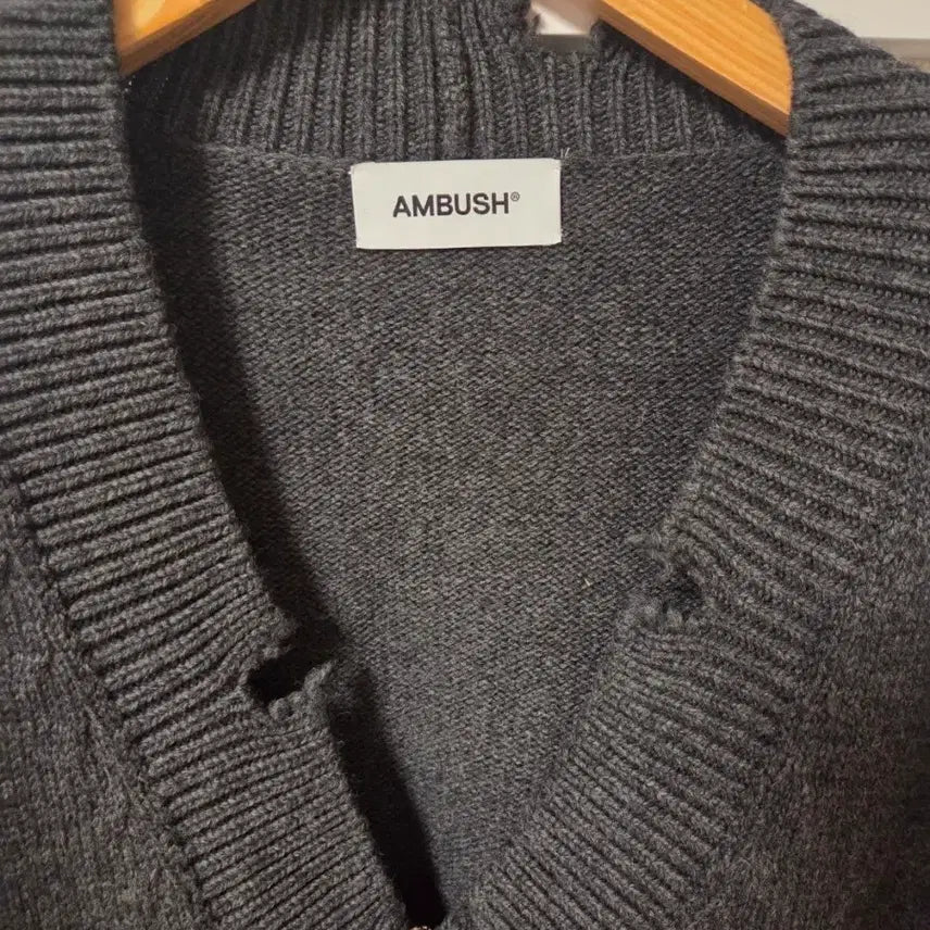 [BUNJANG] AMBUSH Knit Zip-Up Cardigan / AMBUSH 니트 집업 가디건