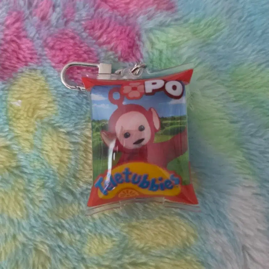 [BUNJANG] CU Teletubbies Bo Hologram Keyring / CU 텔레토비 홀로그램 키링 뽀(새상품)판매
