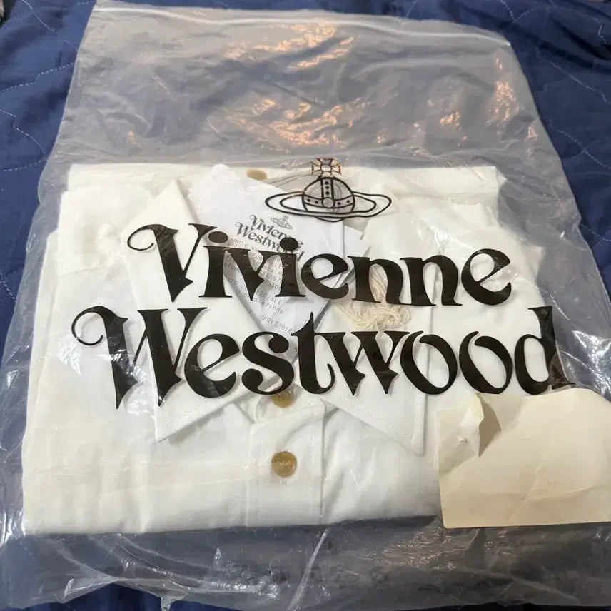 [BUNJANG] Vivienne Westwood White Shirt New IT54 / 비비안웨스트우드 화이트 셔츠 새상품 IT54