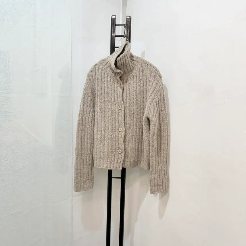 [BUNJANG] Understanding Button Knit Cardigan High Neck / 언더스탠딩 버튼니트가디건 하이넥 4044