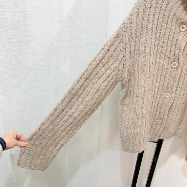 [BUNJANG] Understanding Button Knit Cardigan High Neck / 언더스탠딩 버튼니트가디건 하이넥 4044