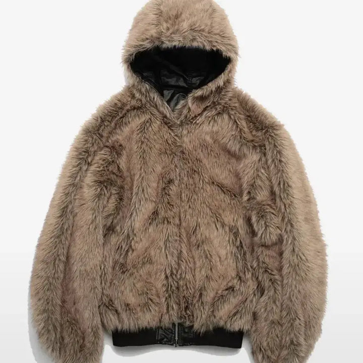 [BUNJANG] Cord Coated Reversible Fur Jacket / [새상품] Cord 코드 코티드 리버시블 퍼 자켓