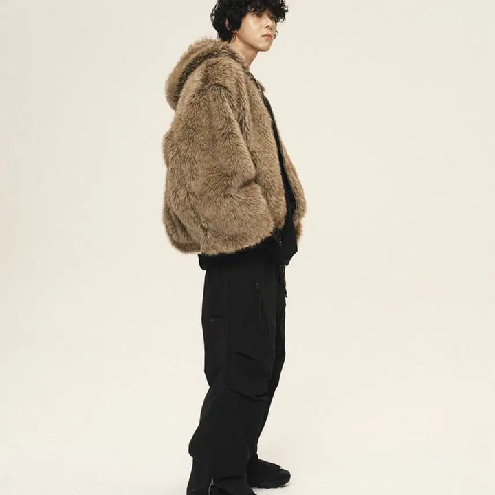[BUNJANG] Cord Coated Reversible Fur Jacket / [새상품] Cord 코드 코티드 리버시블 퍼 자켓