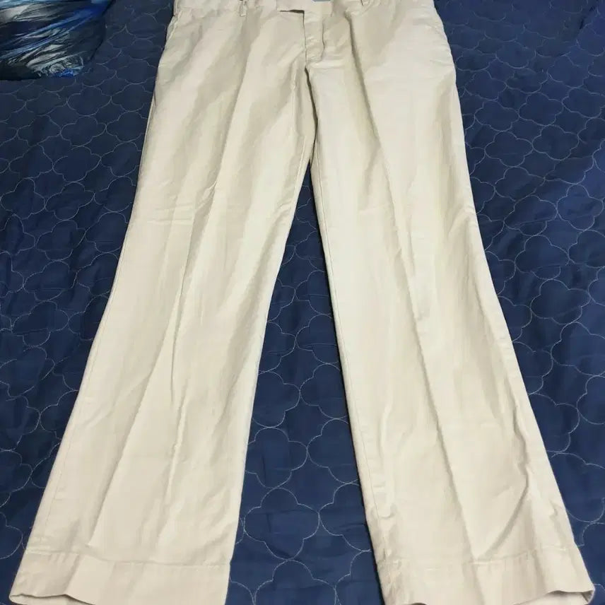 [BUNJANG] Polo Ralph Lauren Stretch Slim Fit Classic Chino Pants Ivory (40/32) / 폴로랄프로렌 스트레치 슬림핏 클래식 치노팬츠 아이보리 (40/32)