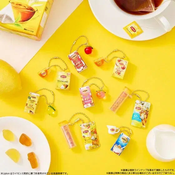 [BUNJANG] Bandai Lipton Miniature Iced Tea Keychain Set / 반다이 립톤 미니어쳐 홍차 아이스티 키링 일본가챠 식완