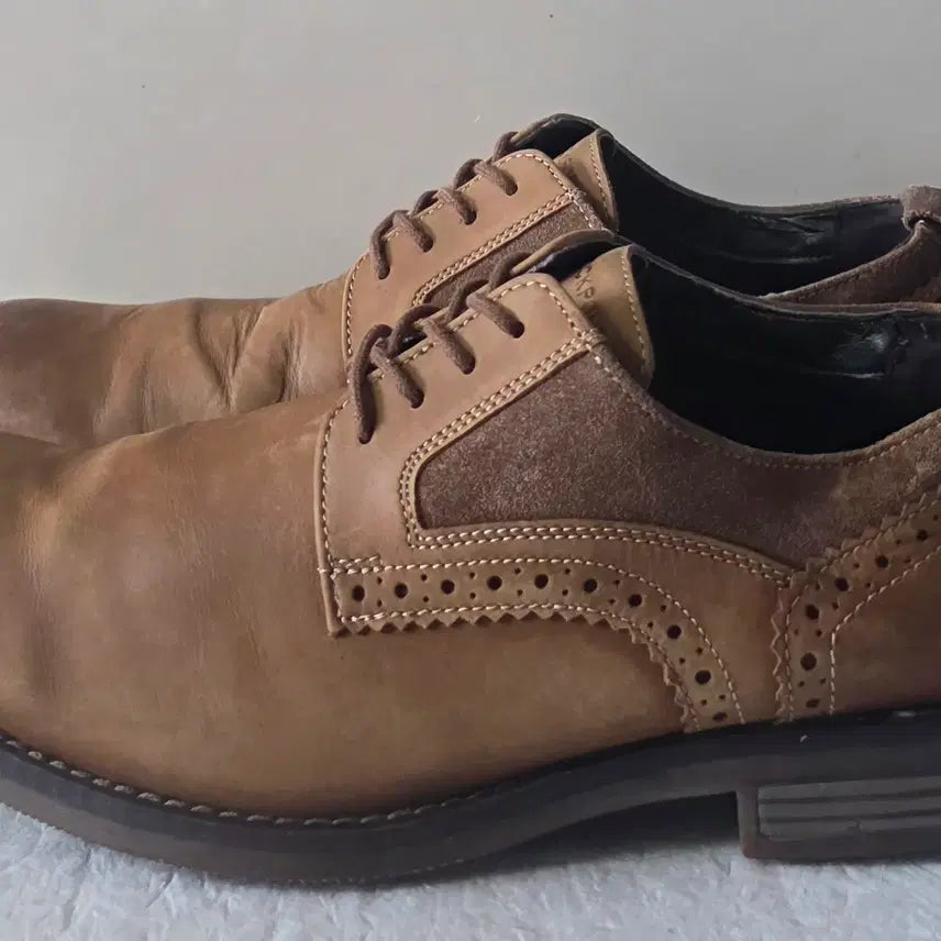 [BUNJANG] Rockport Winston Plain Toe Oxford Tan Brown Wide Fit / [275] 락포트 윈스틴 플레인토 옥스퍼드 탄브라운 와이드ㅡ단종매물최저가