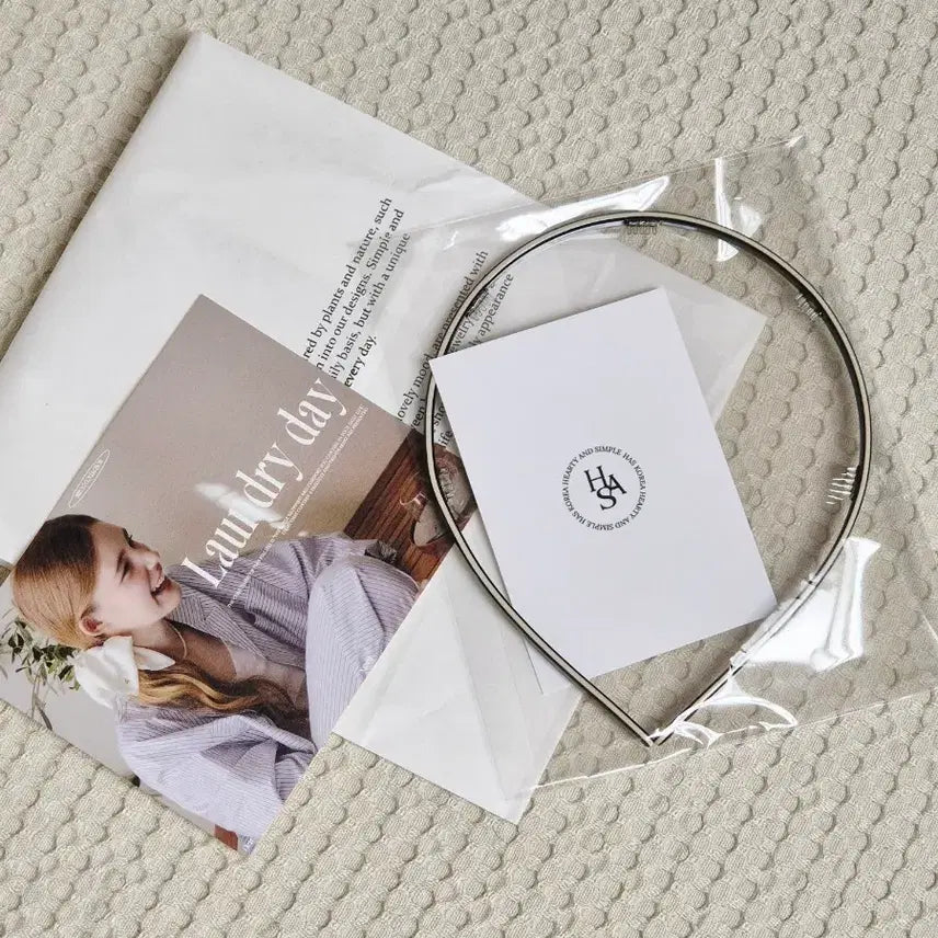 [BUNJANG] HAS Thin Black Hairband / [새상품] HAS 하스 헤어밴드 머리띠_정가:26,000원