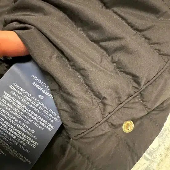 [BUNJANG] Erno Reversible Quilted Jacket / 에르노 블랙/베이지 양면 경량 퀄팅 자켓
